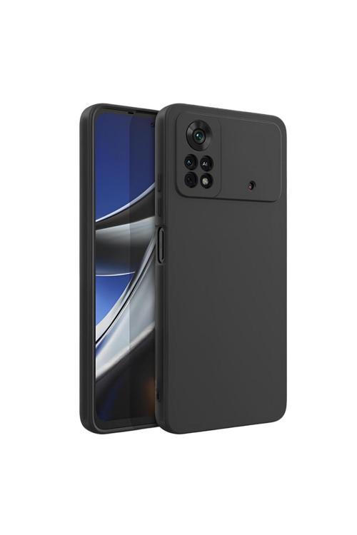 Xiaomi Poco X4 Pro 5G Premium Silikon Kılıf Siyah