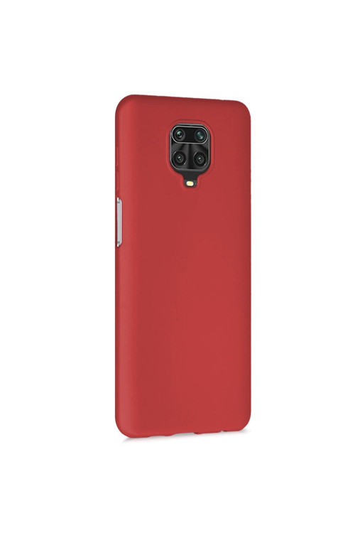 Xiaomi Redmi Note 9S Premium Silikon Kılıf Bordo