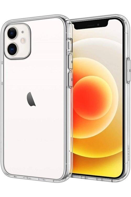Apple İphone 12(6.1'') Premium Silikon Kılıf Şeffaf