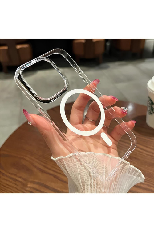 Şeffaf Mika Sararmaz Kılıf İphone 14