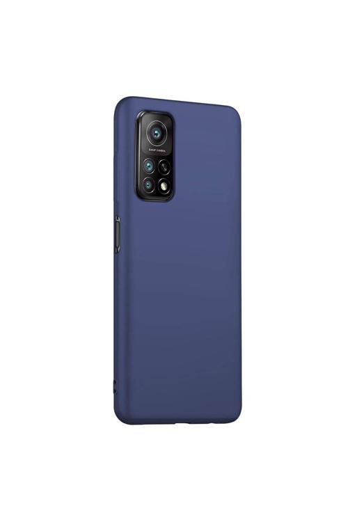 Xiaomi Mi 10T Pro Premium Silikon Kılıf Mavi