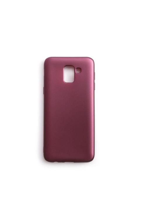 Samsung Galaxy J6 Plus Premium Silikon Kılıf Mor