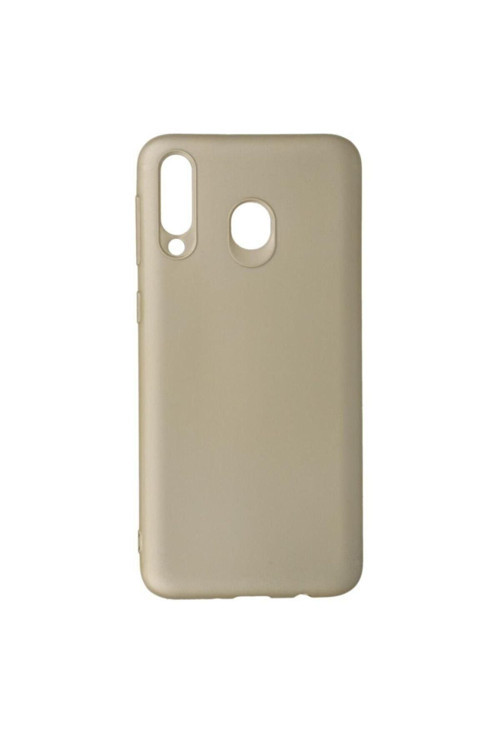 Samsung Galaxy M30 Premium Silikon Kılıf Gold