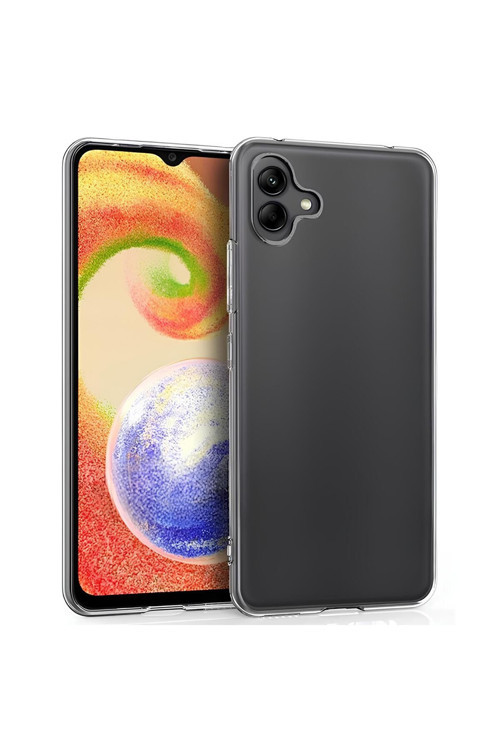 Samsung Galaxy A04 Premium Silikon Kılıf Şeffaf