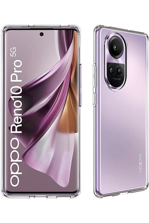 Oppo Reno 10 Premium Şeffaf Silikon Kılıf