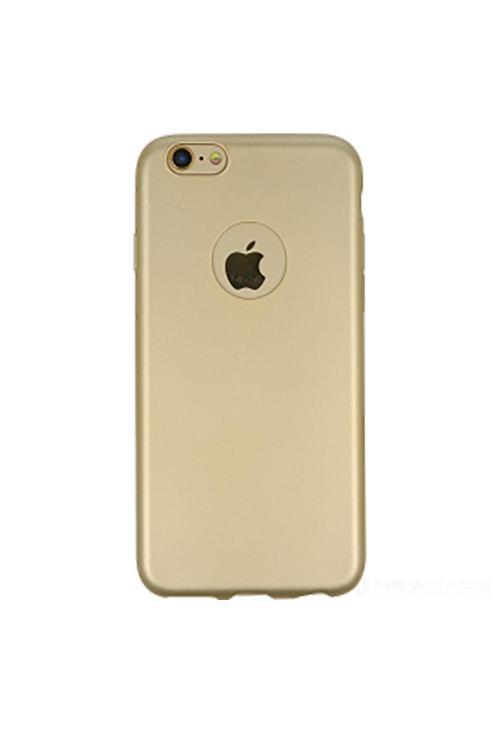 Iphone 8 Uyumlu Premium Silikon Kılıf Gold