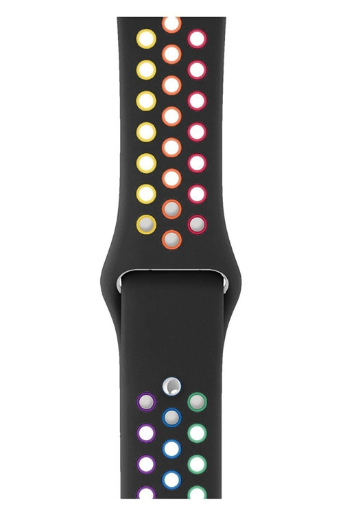 Apple Watch Series Se 44 Mm Fileli Kordon Siyah-Renkli
