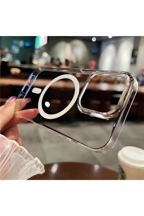 Şeffaf Mika Sararmaz Magsafe Kılıf İphone 11 Pro