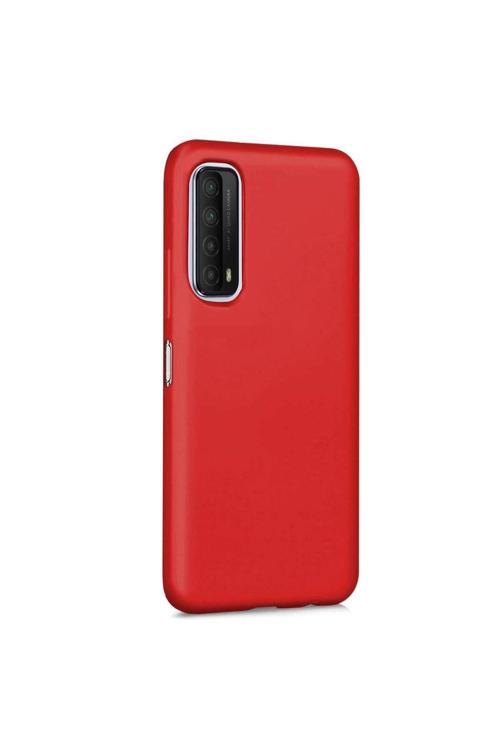 Huawei P Smart 2021 Premium Silikon Kılıf Bordo
