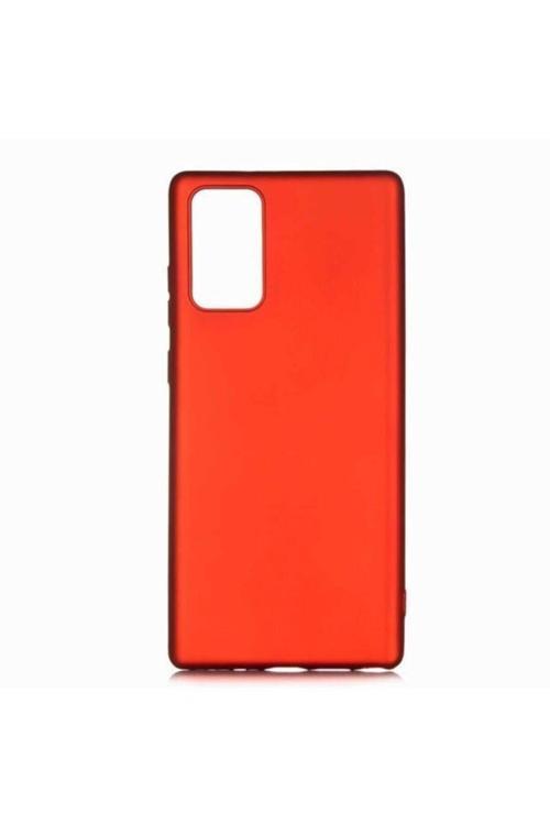 Samsung Galaxy Note 20 Premium Silikon Kılıf Bordo