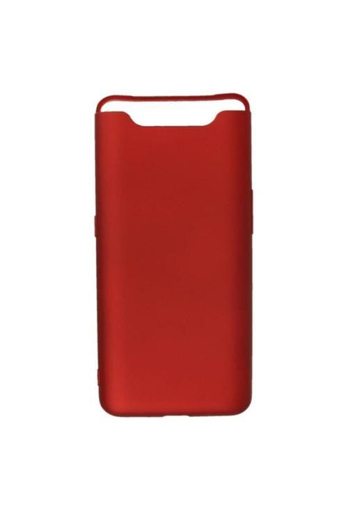 Samsung Galaxy A80 Premium Silikon Kılıf Bordo