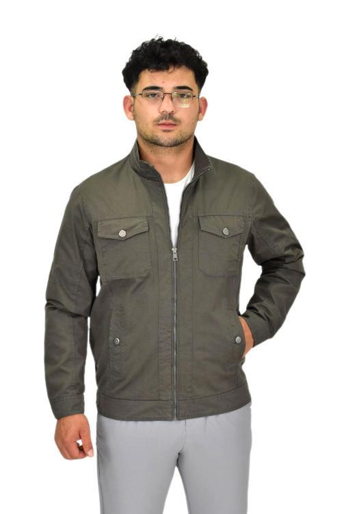 Erkek Mevsimlik Kanvas Spor Mont 8001 BGL-ST04369
