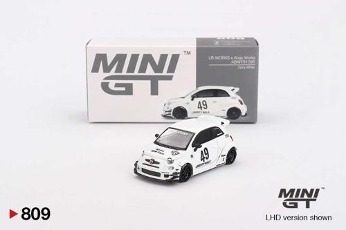 1/64 809 LB-WORKS x Abas Works ABARTH 595 Gara White