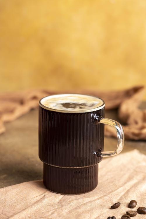 Bela Kare Kulplu Cam Kupa 350ml