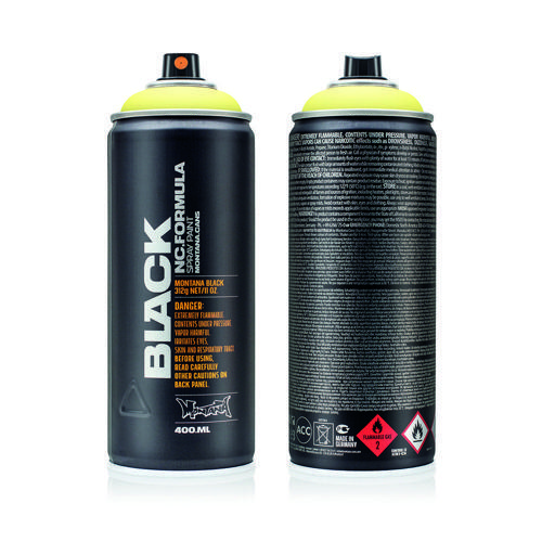 Black Sprey Boya 400ml 50% True Yellow BLK TR1010