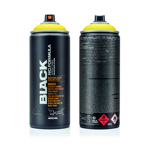 Black Sprey Boya 400ml Kicking Yellow BLK1025