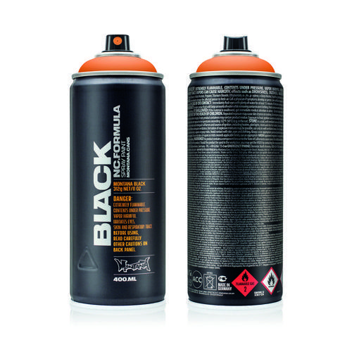Black Sprey Boya 400ml Pure Orange BLK2075