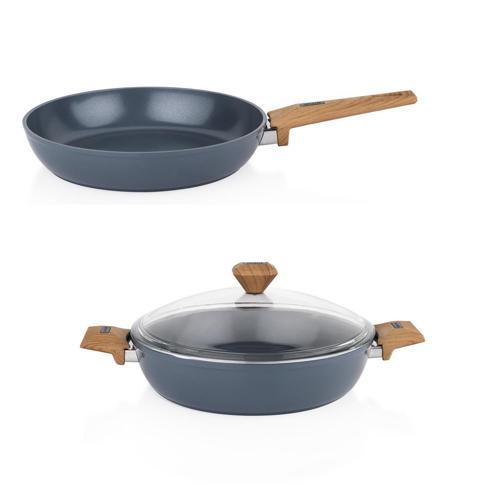 Seramik Tencere Tava Seti 24 CM Sc ha fer