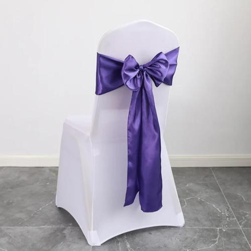 Sandalye Kurdele vs Saten Kumaş 275x15cm (24 Adet)
