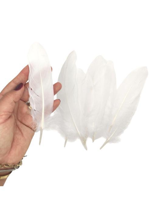 Beyaz Tüy El İşi Tüyleri, Okul Öncesi Etkinlik Tüy 10 Lu - 1 Paket