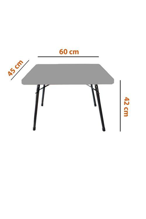 45X60 cm Kamp Sehpası, Piknik, bahçe balkon plaj sehpası Katlanır Sehpa-ATLANTİK ÇAM