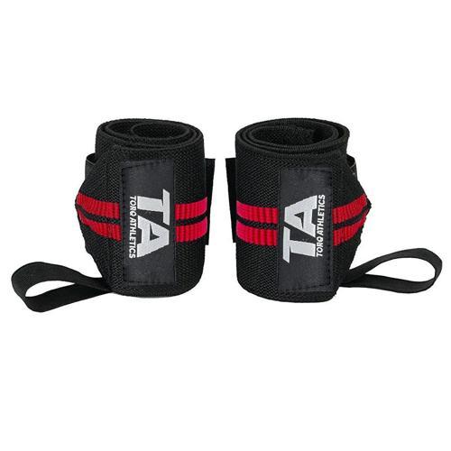 Torq Athletics Pro Wrist Wraps 2'li - Siyah Kırmızı