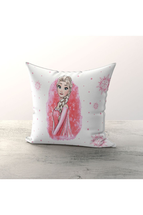 Modern Elsa Desenli Elsalı Çocuk Ve Bebek Odası 3'Lü Kırlent Kılıfı Tlakr-087