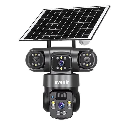 AV-S421 4MP 2 Kameralı Solar PTZ 4G Sim Kartlı Kamera