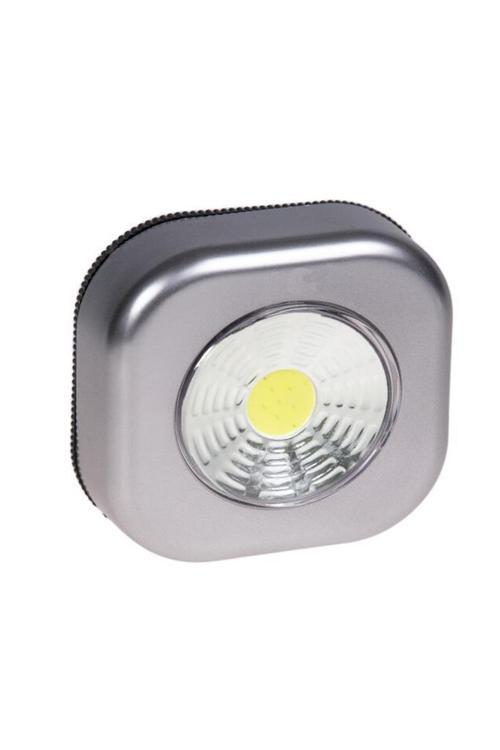 PT-1114 Gri Dolap İçi Lamba - Beyaz Işık Cob Led Gece Aydınlatması