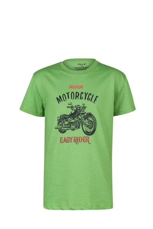 Aja Çocuk Baskılı T-Shirt Yeşil 212