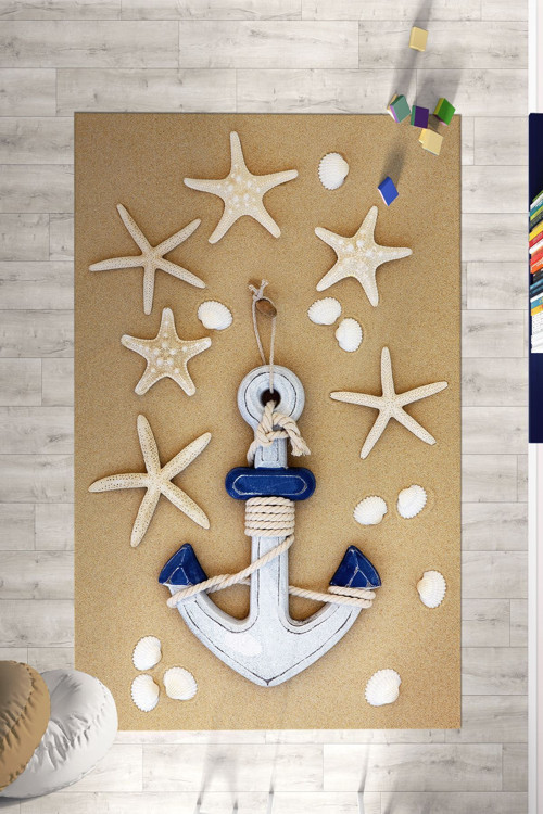 Denizyıldızı Desenli Halı Tlh-038