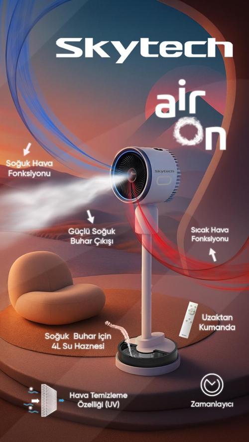 ST-60W AİR ON SICAK SOGUK VANTİLATÖR