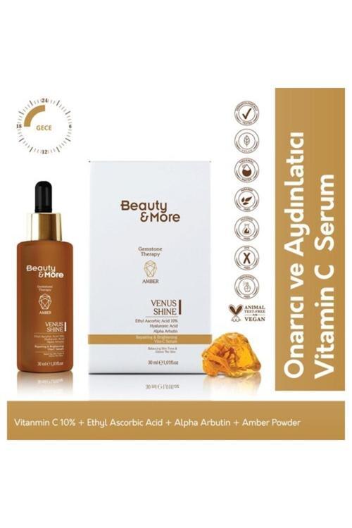 Amber Venüs Shine Onarıcı Ve Aydınlatıcı Serum 30 Ml Vit C 10%+ Ethyl Ascorbic Acid + Al
