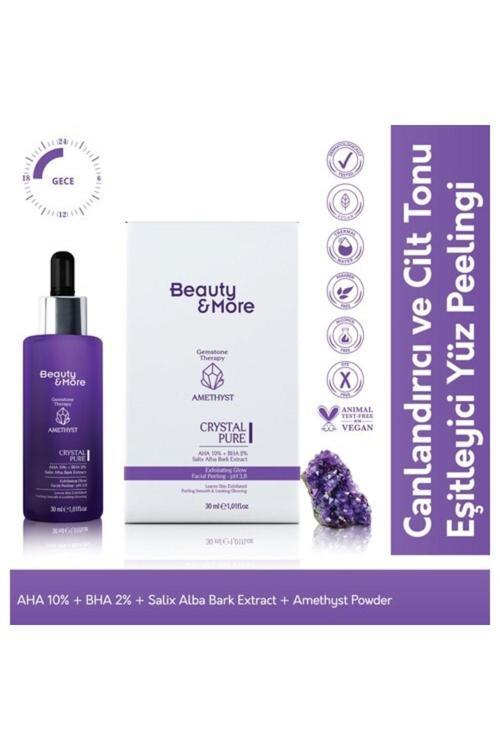Ametist Crystal Pure Canlandırıcı Ve Cilt Tonu Eşitleyici Yüz Peelingi 30 Ml Aha 10% + B