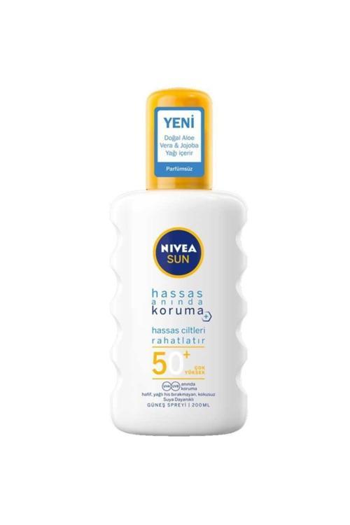 Hassas Koruma 200 ml 50 Faktör Güneş Spreyi