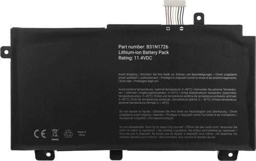 Asus FX505DT-BQ180  Batarya ile Uyumlu  Pil B31N1726  - ver 1