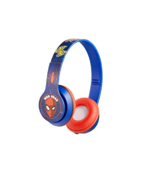Marvel Spiderman Lisanslı Mikrofonlu Bluetooth Kulak Üstü Çocuk Kulaklığı-MV-2004-SMV
