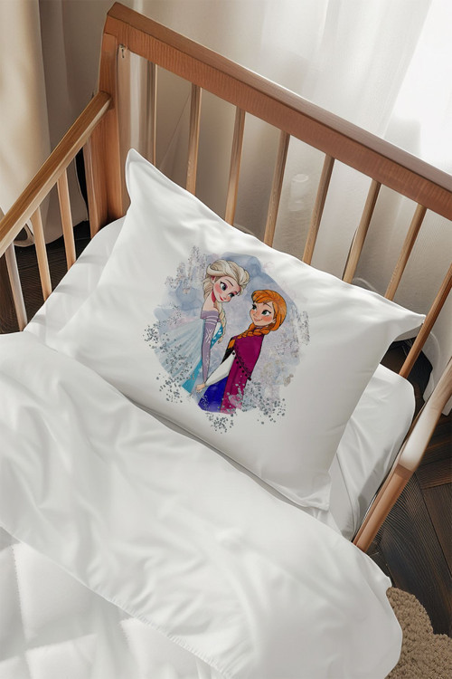 Frozen Elsa&Anna Desenli 2 Adet Yastık Kılıfı Tlayk-306