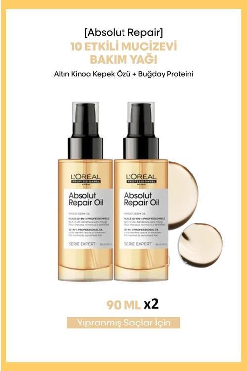 Loreal Serie Expert Absolut Repair Oil 90 ml Saç Bakım Yağı x 2 Adet 