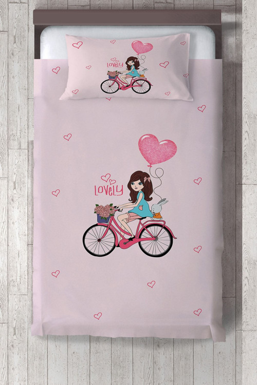 Lovely 2 Çocuk Ve Bebek Odası Yatak Örtüsü