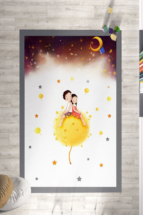 Çocuk Ve Bebek Odası Dekoratif Halı Tlh-039