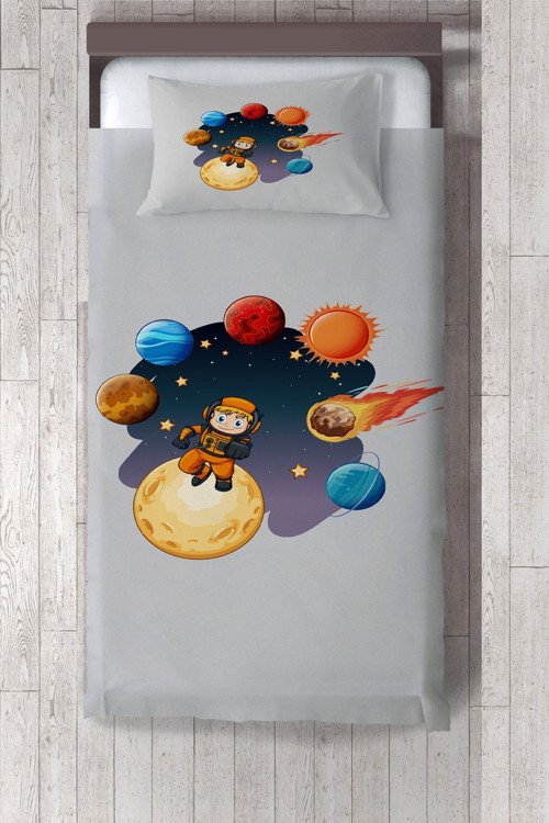 Astronot Hayalgücü Yatak Örtüsü Tlay-145