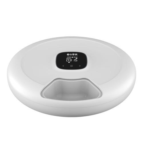 SL-24 170ml Islak ve Kuru 6'sı 1 Arada Wifi Tuya Destekli Akıllı Kedi Köpek Besleyici Yem Kabı