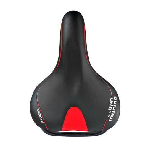 City Bike Bisiklet Selesi Kırmızı - Siyah 20x26 cm San Marino