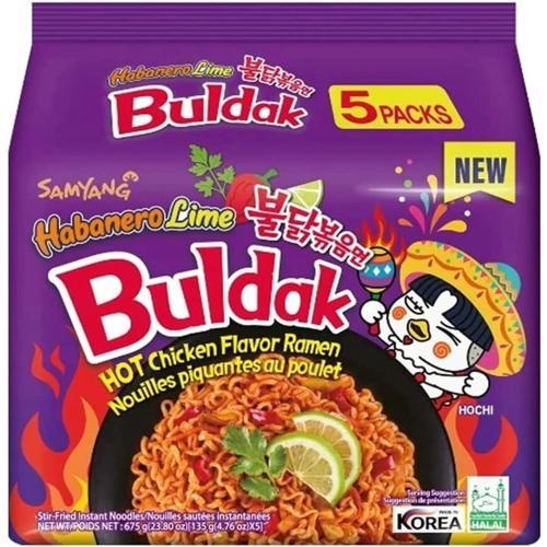 BULDAK HABANERO LİME RAMEN 5Lİ NOODLE
