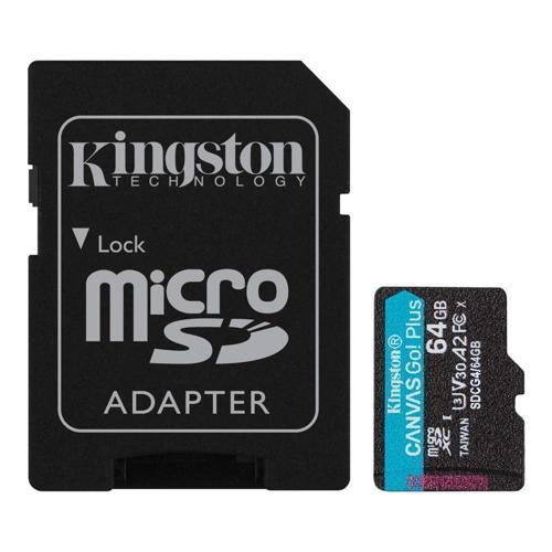 SDCG4-64GB 64GB microSDXC Canvas Go Plus Gen4 200MB-s A2 U3 V30 Card + ADP Hafıza Kartı