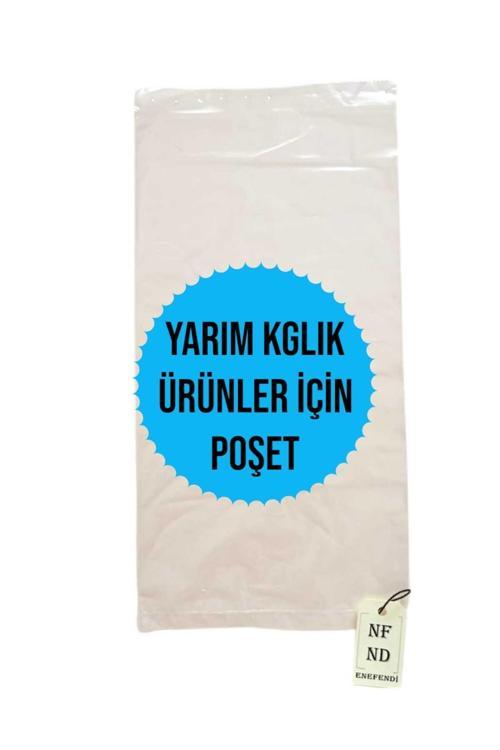 1 Kg Naylon Torba Poşet Alışveriş Sağlam Erzak Yarım Kg'Luk Şeffaf Bakkaliye Torbası 15X30Cm
