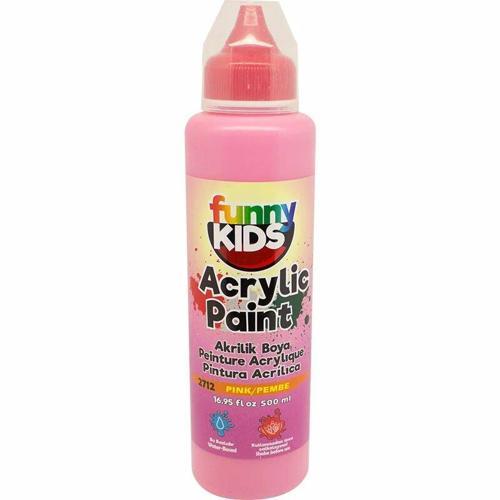 Funny Kids Akrilik Boya 500ml - 2712 Pembe