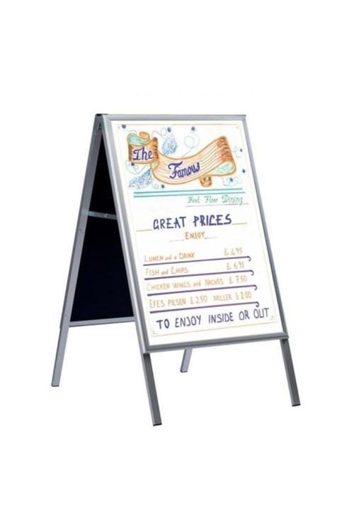 B1 70X100Cm Alüminyum Çift Taraflı Kaldırım Reklam Poster A Pano