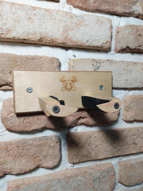 Elektro Gitar Standı Duvar Askı Aparatı Stantı Natural Renk Rodrigo &